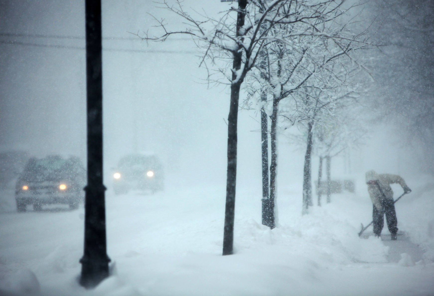 Scene from December 2012 blizzard